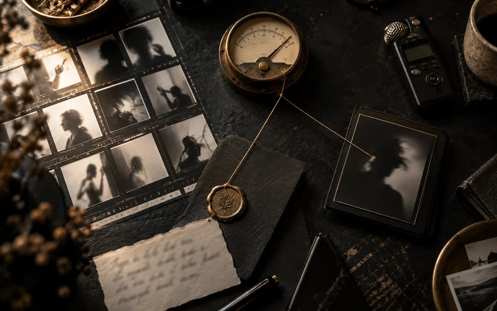 Editorial still life representing signals of earned trust